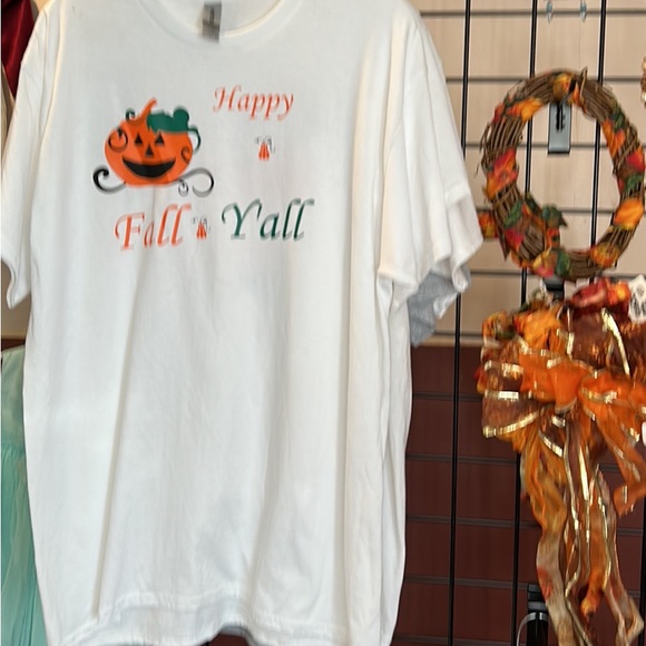 T-shirt with Handmade Decal Fall - Picture 1 of 2